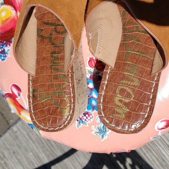 Sam Edelman Suede Ranger Wedge Sandals Size 9 - Picture 10 of 16